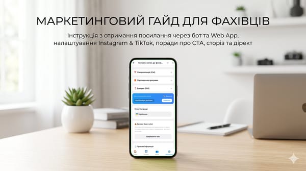 Посилання в шапці профілю: як додати онлайн-запис в Instagram та TikTok